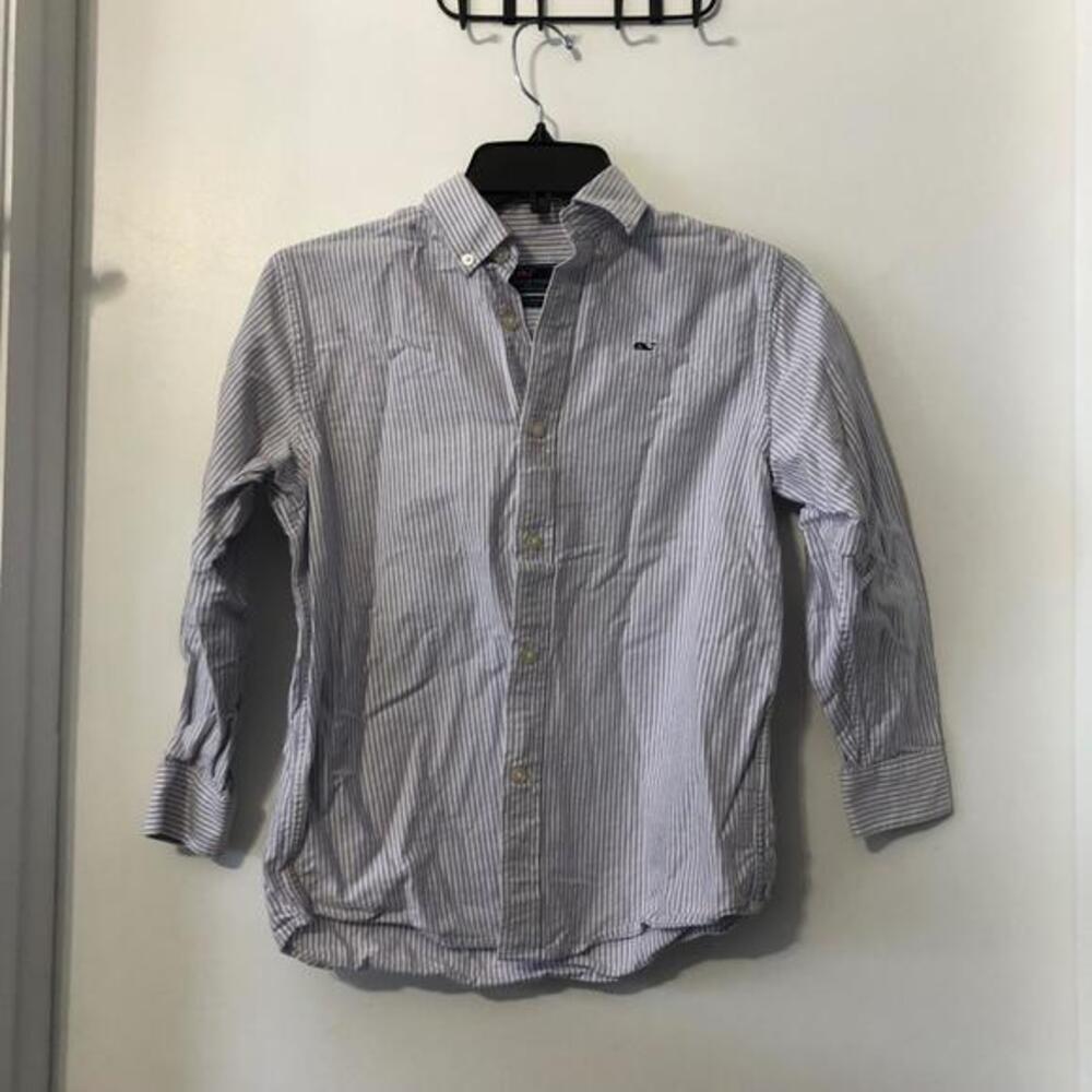 Vineyard Vines Small Button Down Whale Shirt Kids